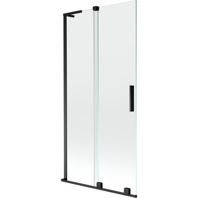 Mexen Velar L parawan nawannowy 2-skrzydłowy rozsuwany 90 x 150 cm, transparent, czarny - 896-090-003-01-70 Mexen Velar L parawan nawannowy 2-skrzydłowy rozsuwany 90 x 150 cm, transparent, czarny - 896-090-003-01-70