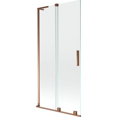 Mexen Velar L parawan nawannowy 2-skrzydłowy rozsuwany 95 x 150 cm, transparent, różowe złoto - 896-095-003-01-60 Mexen Velar L parawan nawannowy 2-skrzydłowy rozsuwany 95 x 150 cm, transparent, różowe złoto - 896-095-003-01-60