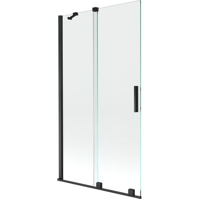 Mexen Velar parawan nawannowy 2-skrzydłowy przesuwny 100 x 150 cm, transparent, czarny Mexen Velar parawan nawannowy 2-skrzydłowy przesuwny 100 x 150 cm, transparent, czarny