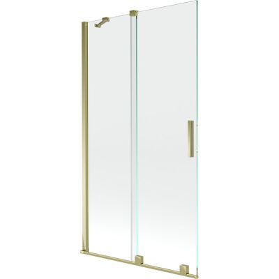 Mexen Velar parawan nawannowy 2-skrzydłowy przesuwny 100 x 150 cm, transparent, złoty Mexen Velar parawan nawannowy 2-skrzydłowy przesuwny 100 x 150 cm, transparent, złoty