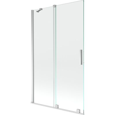 Mexen Velar parawan nawannowy 2-skrzydłowy przesuwny 110 x 150 cm, transparent, chrom Mexen Velar parawan nawannowy 2-skrzydłowy przesuwny 110 x 150 cm, transparent, chrom