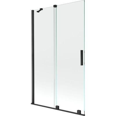 Mexen Velar parawan nawannowy 2-skrzydłowy przesuwny 110 x 150 cm, transparent, czarny Mexen Velar parawan nawannowy 2-skrzydłowy przesuwny 110 x 150 cm, transparent, czarny