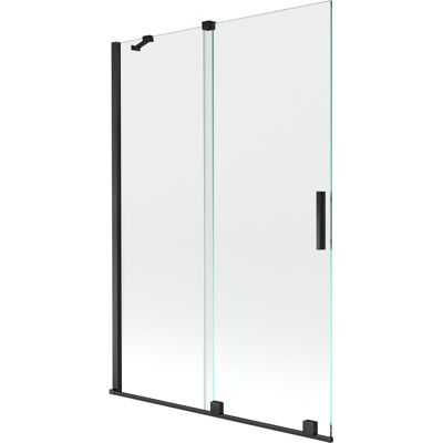 Mexen Velar parawan nawannowy 2-skrzydłowy przesuwny 120 x 150 cm, transparent, czarny Mexen Velar parawan nawannowy 2-skrzydłowy przesuwny 120 x 150 cm, transparent, czarny