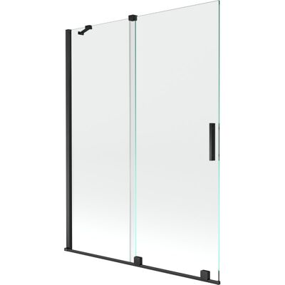 Mexen Velar parawan nawannowy 2-skrzydłowy przesuwny 130 x 150 cm, transparent, czarny Mexen Velar parawan nawannowy 2-skrzydłowy przesuwny 130 x 150 cm, transparent, czarny