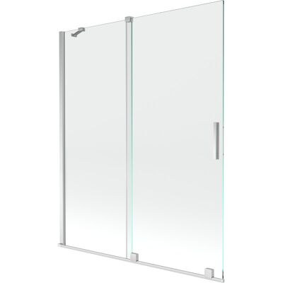 Mexen Velar parawan nawannowy 2-skrzydłowy przesuwny 140 x 150 cm, transparent, chrom Mexen Velar parawan nawannowy 2-skrzydłowy przesuwny 140 x 150 cm, transparent, chrom