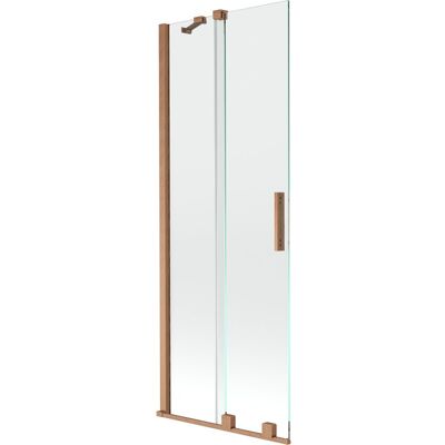 Mexen Velar parawan nawannowy 2-skrzydłowy przesuwny 75 x 150 cm, transparent, miedź szczotkowana Mexen Velar parawan nawannowy 2-skrzydłowy przesuwny 75 x 150 cm, transparent, miedź szczotkowana