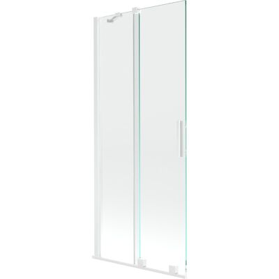 Mexen Velar parawan nawannowy 2-skrzydłowy przesuwny 80 x 150 cm, transparent, biały Mexen Velar parawan nawannowy 2-skrzydłowy przesuwny 80 x 150 cm, transparent, biały