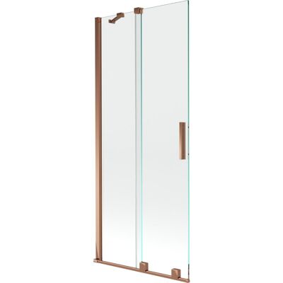 Mexen Velar parawan nawannowy 2-skrzydłowy przesuwny 80 x 150 cm, transparent, różowe złoto Mexen Velar parawan nawannowy 2-skrzydłowy przesuwny 80 x 150 cm, transparent, różowe złoto