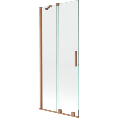 Mexen Velar parawan nawannowy 2-skrzydłowy przesuwny 85 x 150 cm, transparent, miedź szczotkowana Mexen Velar parawan nawannowy 2-skrzydłowy przesuwny 85 x 150 cm, transparent, miedź szczotkowana