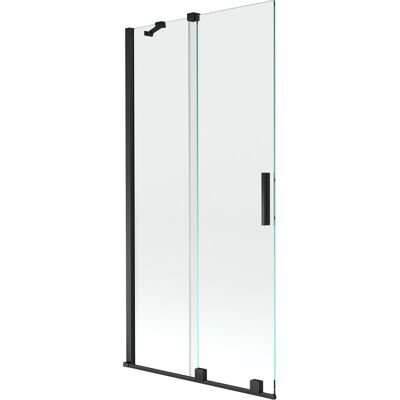 Mexen Velar parawan nawannowy 2-skrzydłowy przesuwny 90 x 150 cm, transparent, czarny Mexen Velar parawan nawannowy 2-skrzydłowy przesuwny 90 x 150 cm, transparent, czarny