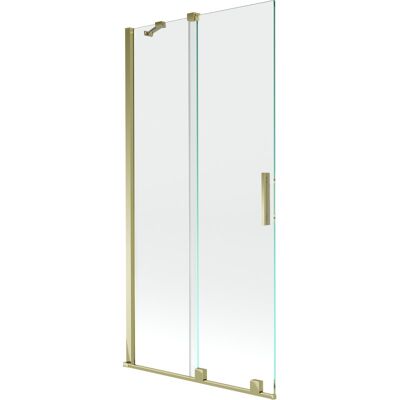 Mexen Velar parawan nawannowy 2-skrzydłowy przesuwny 90 x 150 cm, transparent, złoty Mexen Velar parawan nawannowy 2-skrzydłowy przesuwny 90 x 150 cm, transparent, złoty