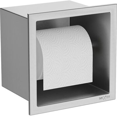 Mexen X-Wall-P Uchwyt Na Papier Toaletowy, Inox Mexen X-Wall-P Uchwyt Na Papier Toaletowy, Inox