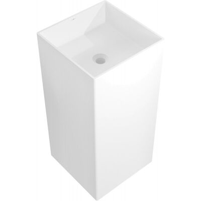 Mexen Xola-1 umywalka wolnostojąca z konglomeratu 40 x 40 cm, biała mat - 26594000 Mexen Xola-1 umywalka wolnostojąca z konglomeratu 40 x 40 cm, biała mat - 26594000