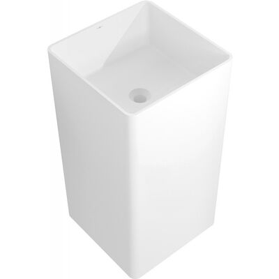 Mexen Xola-2 umywalka wolnostojąca z konglomeratu 45 x 45 cm, biała mat - 26594500 Mexen Xola-2 umywalka wolnostojąca z konglomeratu 45 x 45 cm, biała mat - 26594500