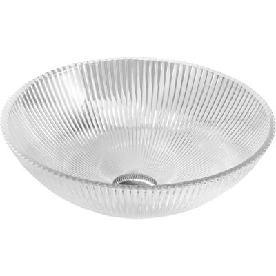 Mexen Zuri szklana umywalka nablatowa 39 x 39 cm, transparent - 24193900 Mexen Zuri szklana umywalka nablatowa 39 x 39 cm, transparent - 24193900