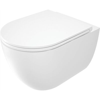 Deante Miska Wc Wisząca Bezkolierzowa Round + Deska Deante Miska Wc Wisząca Bezkolierzowa Round + Deska