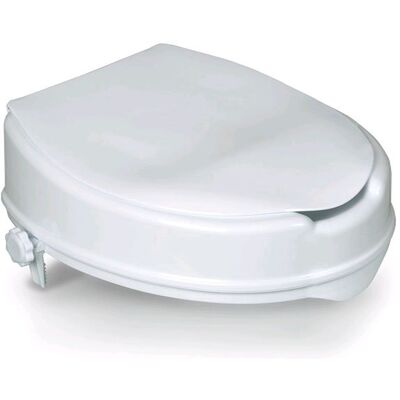 HomeLife Podniesione Siedzisko WC BT430 - Trwałe, Białe, 10cm HomeLife Podniesione Siedzisko WC BT430 - Trwałe, Białe, 10cm