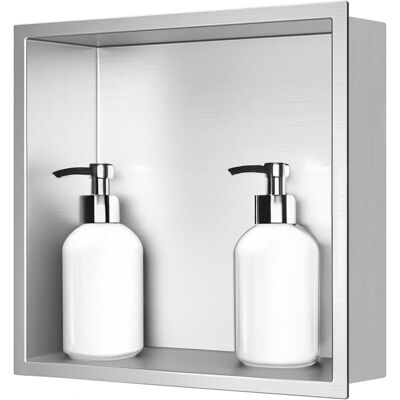 Amazon Nisza prysznicowa wbudowana ścienna ze stali nierdzewnej 30x30x10 cm OUTLET Amazon Nisza prysznicowa wbudowana ścienna ze stali nierdzewnej 30x30x10 cm OUTLET
