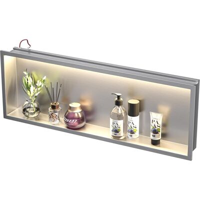 brak danych Nisza prysznicowa ze stali nierdzewnej 900 mm x 300 mm brak danych Nisza prysznicowa ze stali nierdzewnej 900 mm x 300 mm