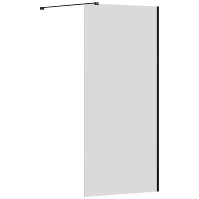 Nowoczesna kabina/ścianka prysznicowa Ravak Walk-In Wall Air 90 czarna szkło transparent 1szt Nowoczesna kabina/ścianka prysznicowa Ravak Walk-In Wall Air 90 czarna szkło transparent 1szt