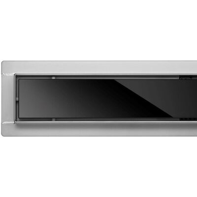 Odpływ Liniowy Black Glass 90 Cm Wet&Dry; 75389 Fala Odpływ Liniowy Black Glass 90 Cm Wet&Dry; 75389 Fala