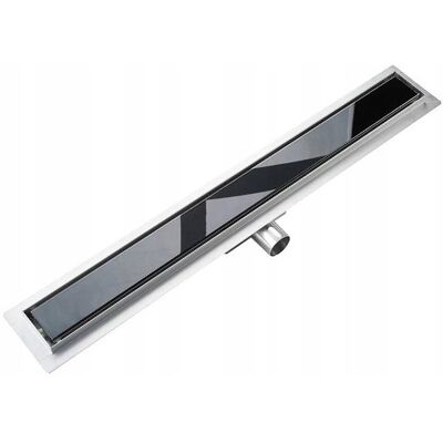 Hydroland Odpływ Prysznicowy Liniowy Sleek 900 Mm Czarne Szkło Hartowane Prysznic 90 Hydroland Odpływ Prysznicowy Liniowy Sleek 900 Mm Czarne Szkło Hartowane Prysznic 90