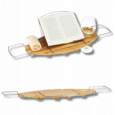 Inny producent Półka Na Wannę Owalny Organizer Do Kąpieli Uchwyt Na Książkę Kieliszki Inny producent Półka Na Wannę Owalny Organizer Do Kąpieli Uchwyt Na Książkę Kieliszki