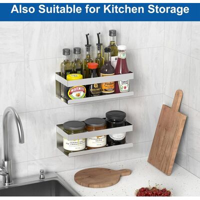 Inny producent PÓŁKA PRYSZNICOWA BEZ WIERCENIA X2 ORGANIZER ŁAZIENKOWY PRYSZNICOWY 10x23x8 Inny producent PÓŁKA PRYSZNICOWA BEZ WIERCENIA X2 ORGANIZER ŁAZIENKOWY PRYSZNICOWY 10x23x8