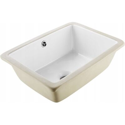 PROFESJONALNA UMYWALKA PODBLATOWA VEVOR CERAMICZNA 400X305 MM PROSTOKĄTNA PROFESJONALNA UMYWALKA PODBLATOWA VEVOR CERAMICZNA 400X305 MM PROSTOKĄTNA