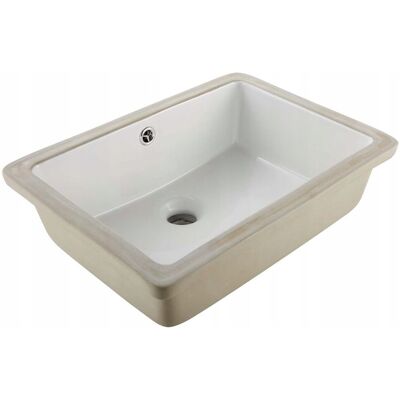 PROFESJONALNA UMYWALKA PODBLATOWA VEVOR CERAMICZNA 470X355 MM PROSTOKĄTNA PROFESJONALNA UMYWALKA PODBLATOWA VEVOR CERAMICZNA 470X355 MM PROSTOKĄTNA