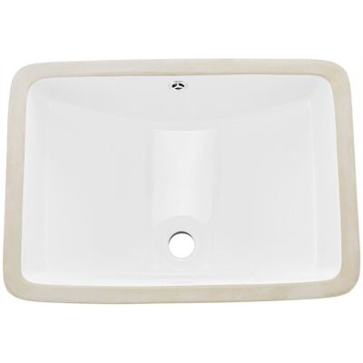 PROFESJONALNA UMYWALKA PODBLATOWA VEVOR CERAMICZNA 530X375 MM PROSTOKĄTNA PROFESJONALNA UMYWALKA PODBLATOWA VEVOR CERAMICZNA 530X375 MM PROSTOKĄTNA