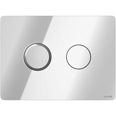 Cersanit Przycisk Spłukujący Wc Pneumatyczny Kółko Chrom Błyszczący S97-056 Cersanit Przycisk Spłukujący Wc Pneumatyczny Kółko Chrom Błyszczący S97-056