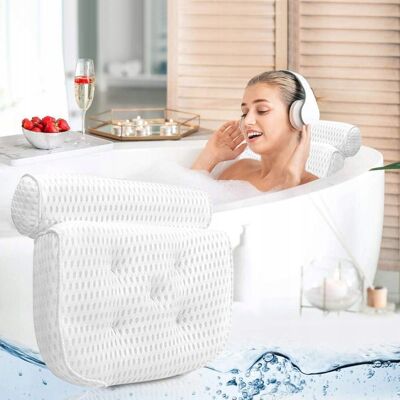 Inny producent Relaksująca Poduszka do wanny pod kark, do kąpieli, do domowego spa i wanny Inny producent Relaksująca Poduszka do wanny pod kark, do kąpieli, do domowego spa i wanny