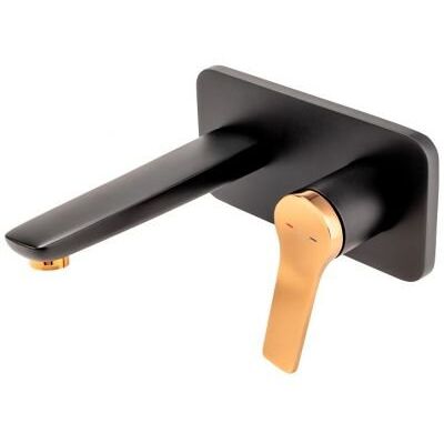 Seppia bateria umywalkowa podtynkowa różowe złoto/czarny mat FDesign FD1-SPA-3PA-25 Seppia bateria umywalkowa podtynkowa różowe złoto/czarny mat FDesign FD1-SPA-3PA-25