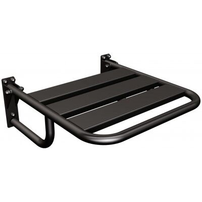 Siedzisko (krzesełko) prysznicowe metalowe składane ANDEX Bez Barier 836NG stal nierdzewna czarny Siedzisko (krzesełko) prysznicowe metalowe składane ANDEX Bez Barier 836NG stal nierdzewna czarny