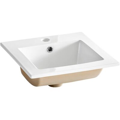 Comad SQUARE 42 - Umywalka meblowa 42 cm ceramiczna Comad SQUARE 42 - Umywalka meblowa 42 cm ceramiczna