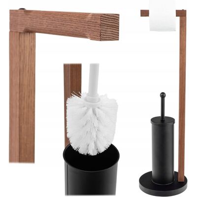 KADAX STOJAK NA PAPIER TOALETOWY UCHWYT WIESZAK SZCZOTKA DO WC 2w1 POJEMNIK LOFT KADAX STOJAK NA PAPIER TOALETOWY UCHWYT WIESZAK SZCZOTKA DO WC 2w1 POJEMNIK LOFT