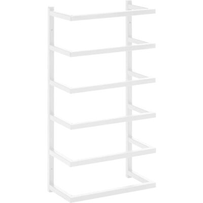 VMP Stojak na ręcznik, biały, 24x12x48 cm, stalowy VMP Stojak na ręcznik, biały, 24x12x48 cm, stalowy