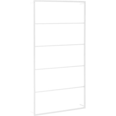 VMP Stojak na ręcznik, biały, 60x10x116 cm, stalowy VMP Stojak na ręcznik, biały, 60x10x116 cm, stalowy