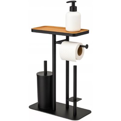 EVENA STOJAK Z PÓŁKĄ NA PAPIER TOALETOWY + SZCZOTKA WC 4w1 EVENA STOJAK Z PÓŁKĄ NA PAPIER TOALETOWY + SZCZOTKA WC 4w1