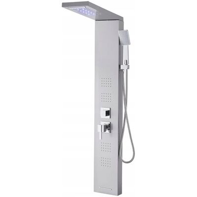 SYSTEM PRYSZNICOWY VEVOR PREMIUM Z PANELEM 5 TRYBÓW LED DESZCZOWNICA STAL SYSTEM PRYSZNICOWY VEVOR PREMIUM Z PANELEM 5 TRYBÓW LED DESZCZOWNICA STAL