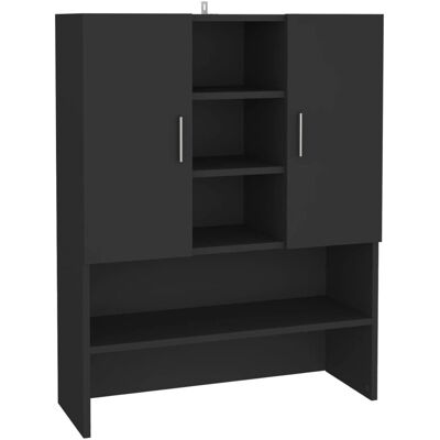VMP Szafka na pralkę, czarna, 70,5x25,5x90 cm VMP Szafka na pralkę, czarna, 70,5x25,5x90 cm
