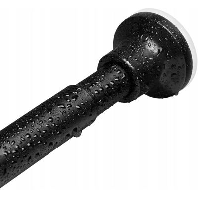 Inny producent TELESKOP Drążek Prysznicowy Rozporowy Czarny 72-254cm Inny producent TELESKOP Drążek Prysznicowy Rozporowy Czarny 72-254cm