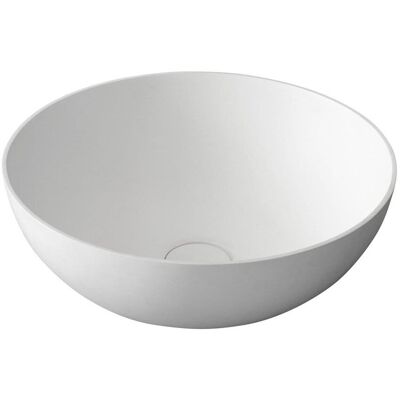 Sapho THIN umywalka nablatowa Ø 39 cm, biały mat Sapho THIN umywalka nablatowa Ø 39 cm, biały mat