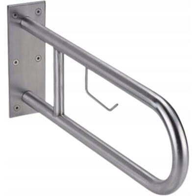 Inny producent Uchwyt Łukowy Poręcz Stal 60cm Ø 35mm do toalety dla niepełnosprawnych BORG Inny producent Uchwyt Łukowy Poręcz Stal 60cm Ø 35mm do toalety dla niepełnosprawnych BORG