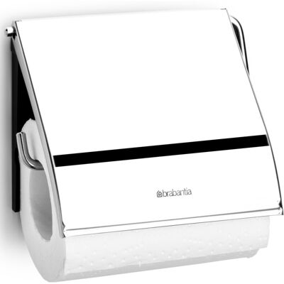 Uchwyt na papier toaletowy BRABANTIA Classic, stalowy, 12,3x1,7 cm Uchwyt na papier toaletowy BRABANTIA Classic, stalowy, 12,3x1,7 cm