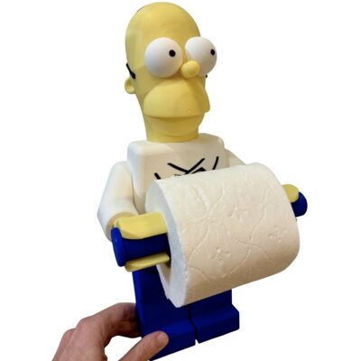 GALOPI Uchwyt na papier toaletowy Homer Simpson LEGO druk 3D GALOPI Uchwyt na papier toaletowy Homer Simpson LEGO druk 3D
