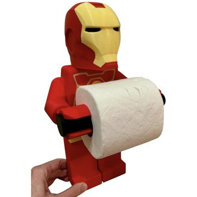 GALOPI Uchwyt na papier toaletowy Iron Man LEGO 3D GALOPI Uchwyt na papier toaletowy Iron Man LEGO 3D