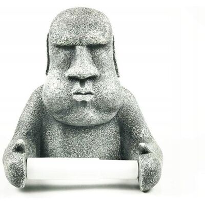 ITIMPORT Uchwyt na PAPIER TOALETOWY Moai WYSPY WIELKANOCNE Figurka GŁOWA ŚMIESZNY ITIMPORT Uchwyt na PAPIER TOALETOWY Moai WYSPY WIELKANOCNE Figurka GŁOWA ŚMIESZNY