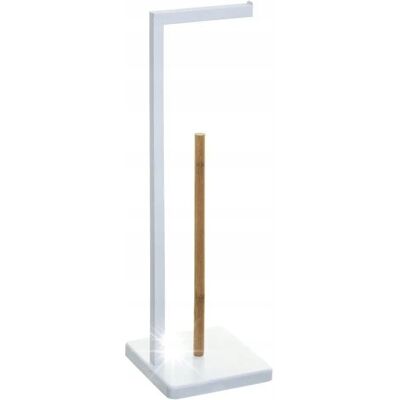 Inny producent UCHWYT NA PAPIER TOALETOWY STOJAK WC BIAŁY METALOWY ŁAZIENKOWY SZCZOTKA MAT Inny producent UCHWYT NA PAPIER TOALETOWY STOJAK WC BIAŁY METALOWY ŁAZIENKOWY SZCZOTKA MAT